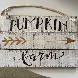 Wooden Fall Sign